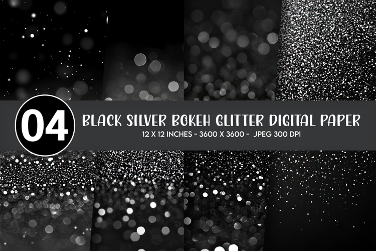 Silver Glitter Background Image 2