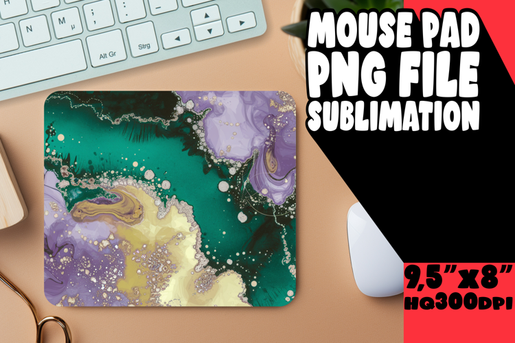 BRIGHT MOUSE MAT ARTISTIC IDEAS, Abstract Pattern