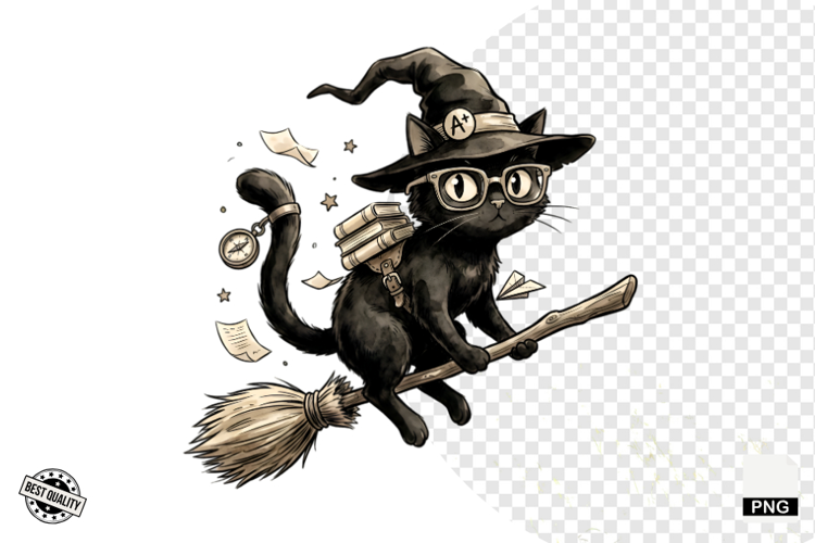 Halloween Black Cat Clipart