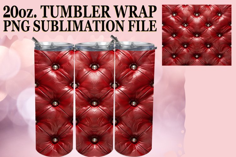 Puff Quilted Texture Tumbler Sublimation, 20oz