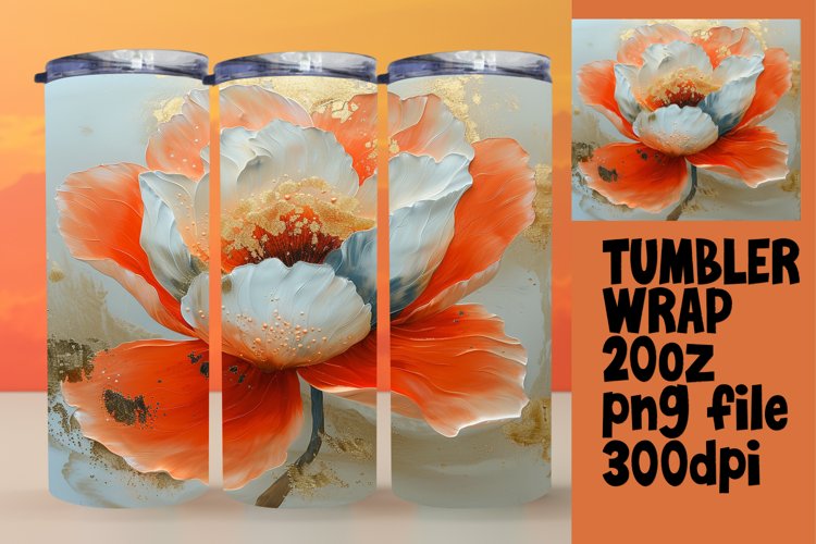 Enchanted Garden: Sublimation Tumbler Design