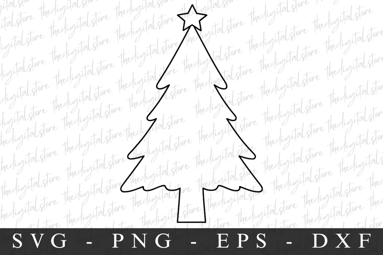 Merry Christmas Tree Svg Image 6