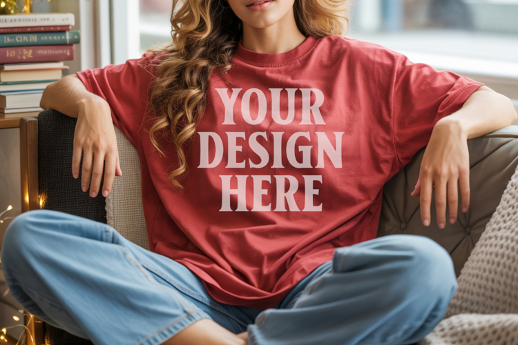 Chili Christmas Comfort Colors 1717 T-shirt Mockup