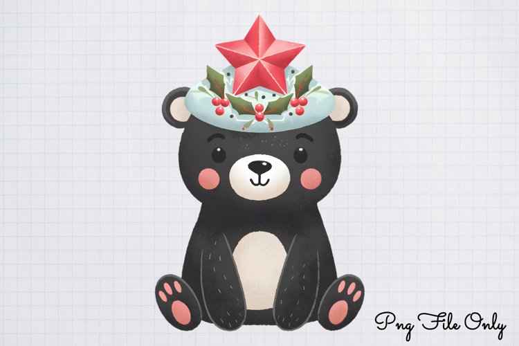 Boho Christmas Clipart Image 16