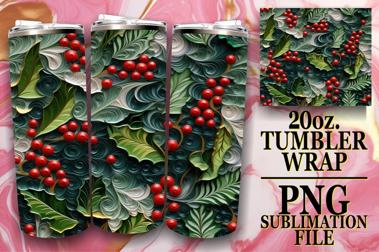 Christmas Tumbler Wrap Image 24
