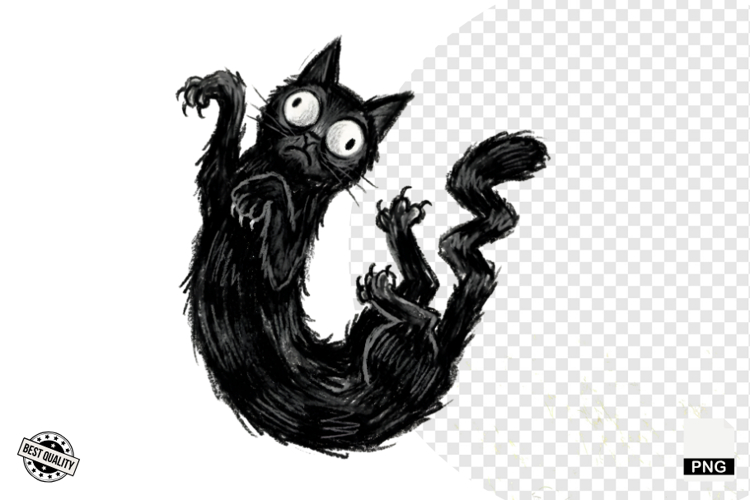 Halloween Cat Clipart Image 14