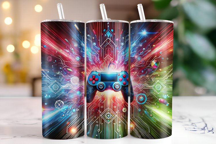 Gamer Tumbler Wrap | Sublimation | Tumblers