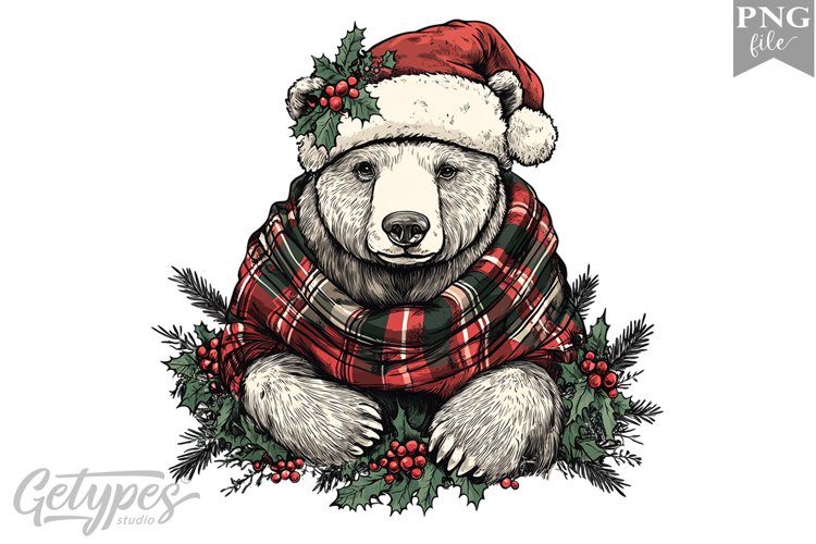 Christmas Bear Clipart