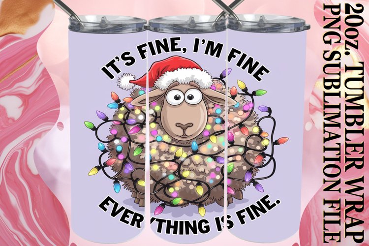 Christmas Tumbler Wrap Image 2
