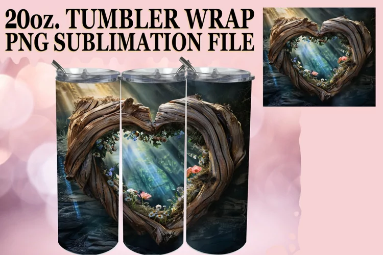 Serenity Scenes: Landscape Tumbler Design