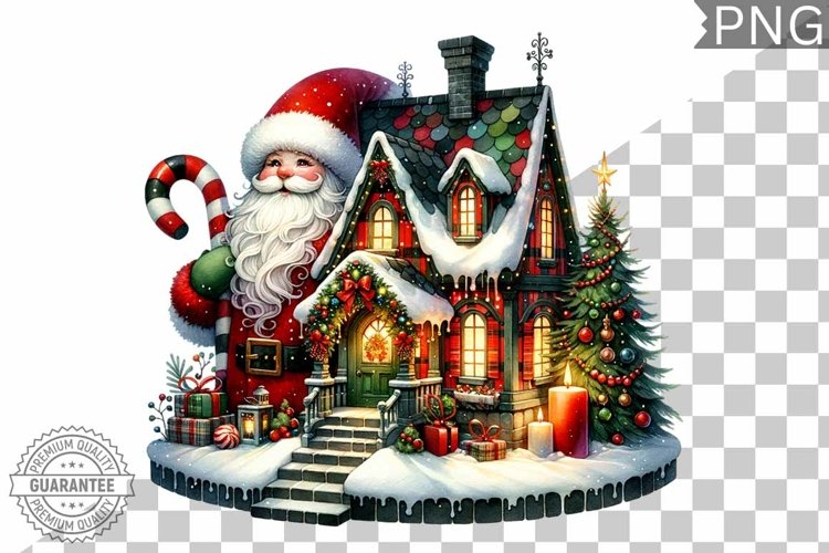 Santa Christmas Clipart Image 17