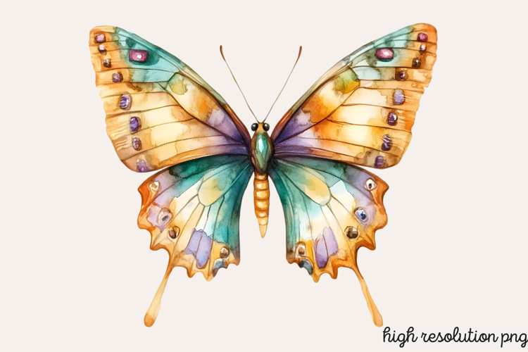 Butterfly Flowers Clipart PNG