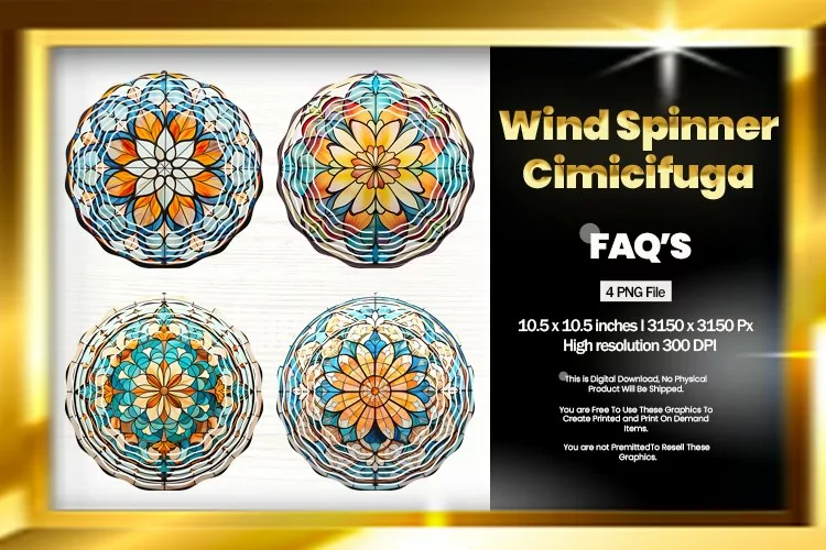 Cimicifuga Wind Spinner Sublimation - 04 Variations