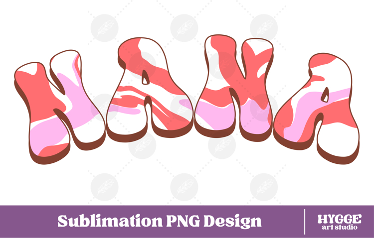 nana Png Retro Retro Mothers Day Mom Sublimation