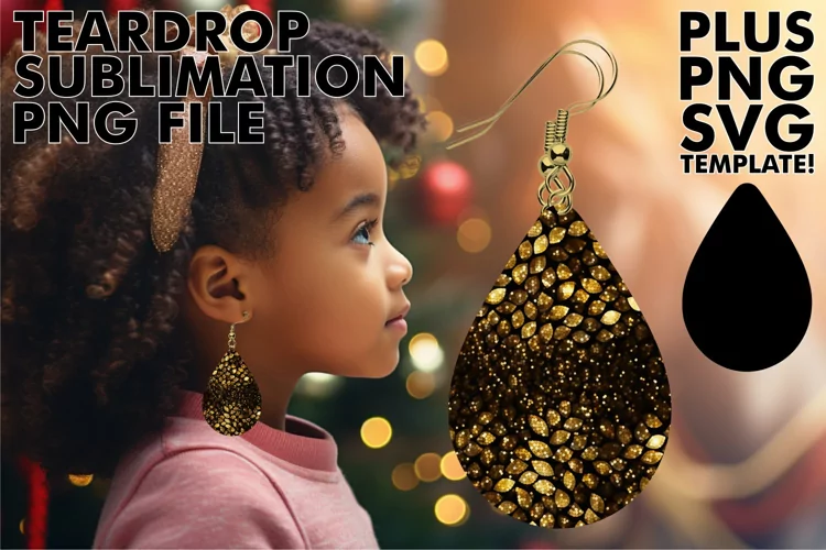 Radiate Elegance with Black and Gold Teardrop Jewelry