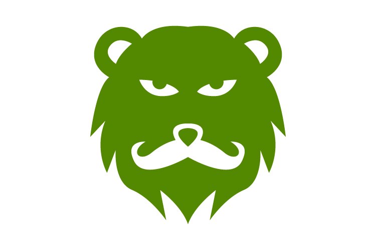 Bear man logo template - Eps 10 example image 1