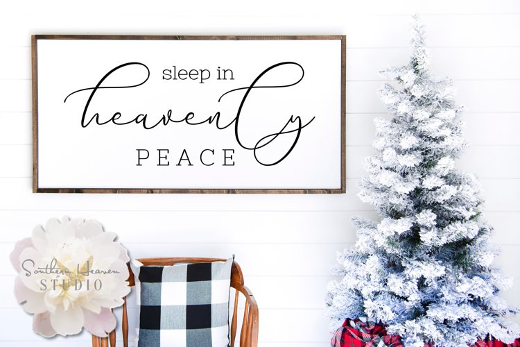 SLEEP IN HEAVENLY PEACE - SVG, PNG, DXF and EPS