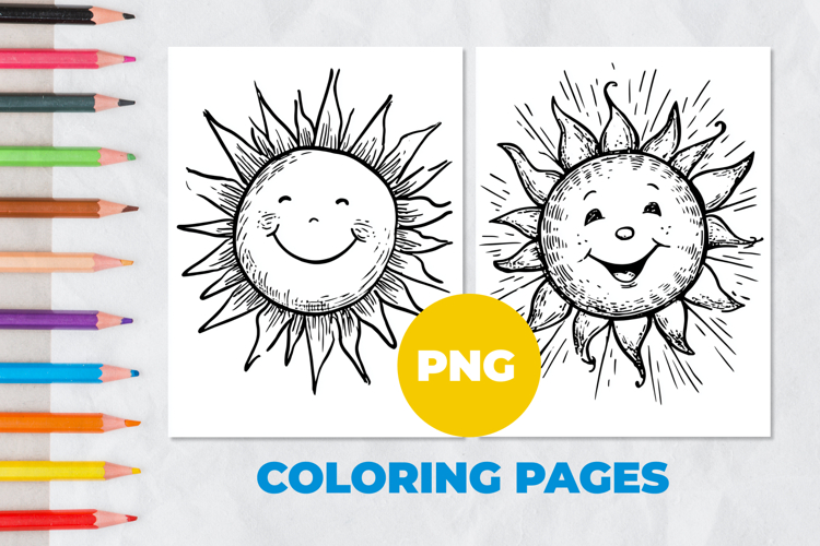 Sun Coloring Pages | Coloring book
