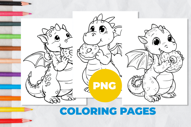 Cute dinosaur Coloring Pages | Coloring book