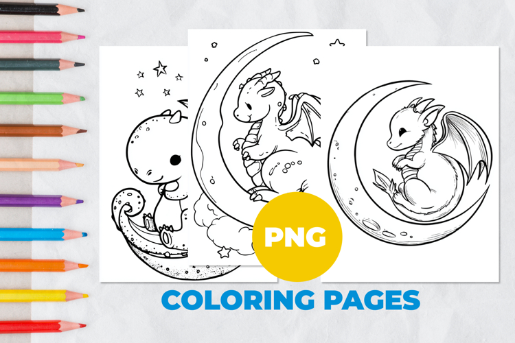 Cartoon dinosaur on the moon Coloring Pages | Coloring book