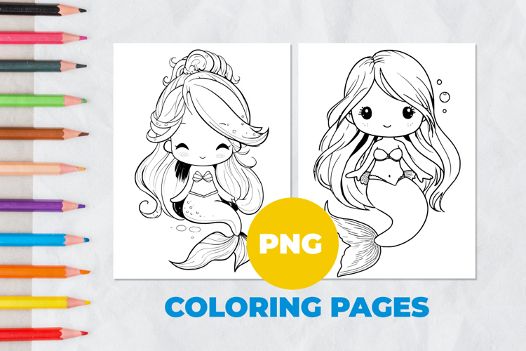 Mermaid Coloring Pages Image 7