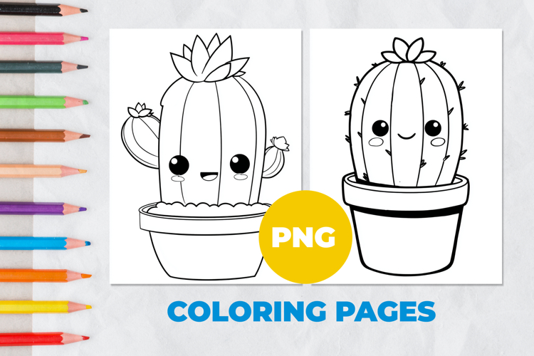 Cactus Coloring Pages Image 8