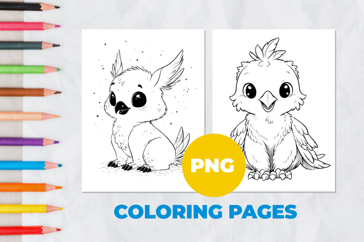 Magical pet griffon Coloring Pages | Coloring boo