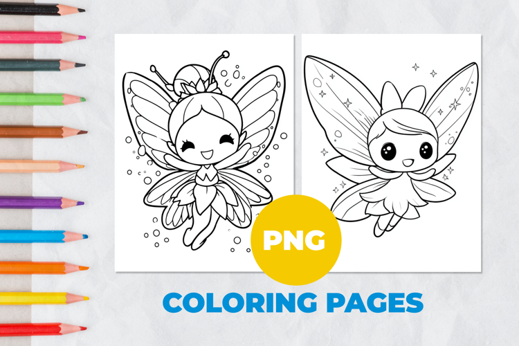 Fairytale Fairy Coloring Pages | Coloring book