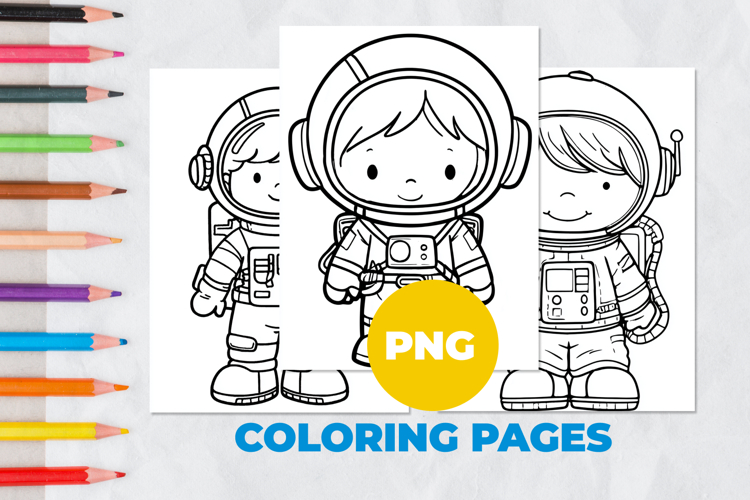 Profession Astronaut Coloring Pages | Coloring book