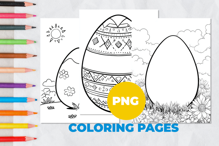 Easter Egg Coloring Pages
