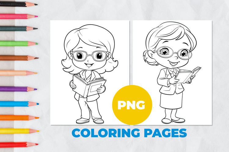 Profession Teacher Coloring Pages | Coloring book