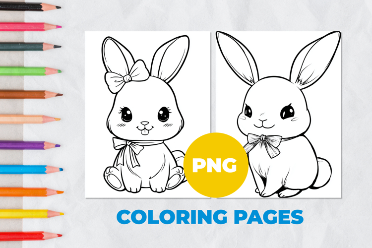 Little pet rabbit Coloring Pages | Coloring book