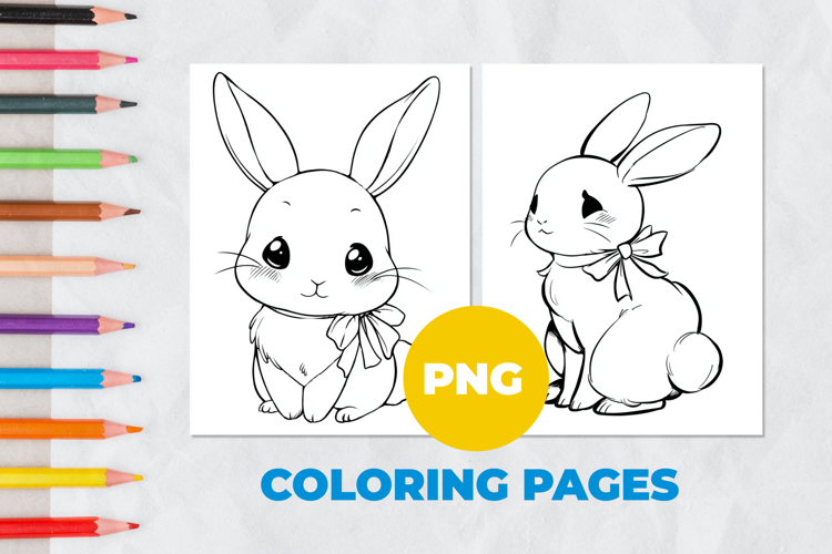 Little pet rabbit Coloring Pages | Coloring book