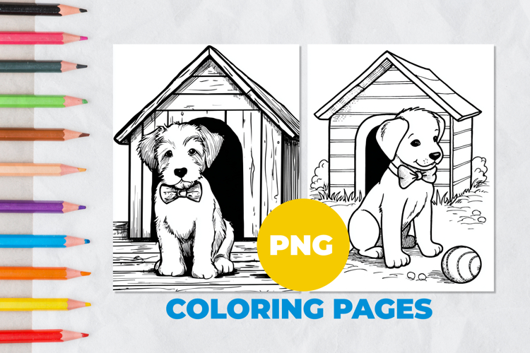 Dog pet Coloring Pages | Coloring book