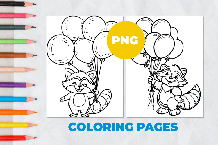 Raccoon Coloring Pages Image 8