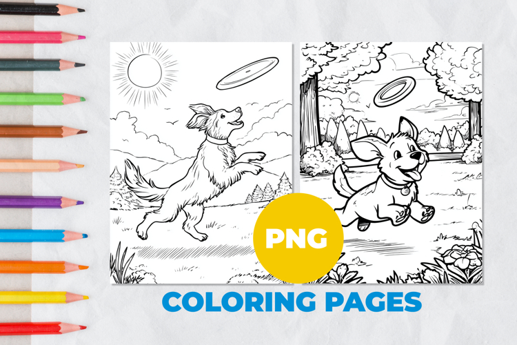 Dog pet Coloring Pages | Coloring book