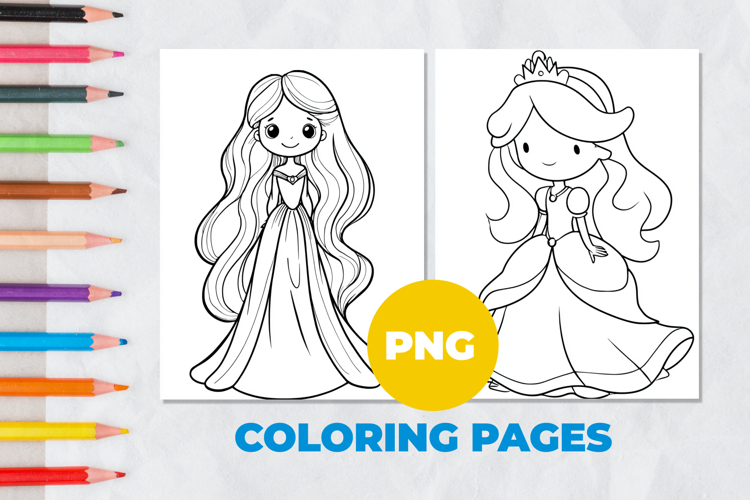 Sweet princess Coloring Page | Coloring book