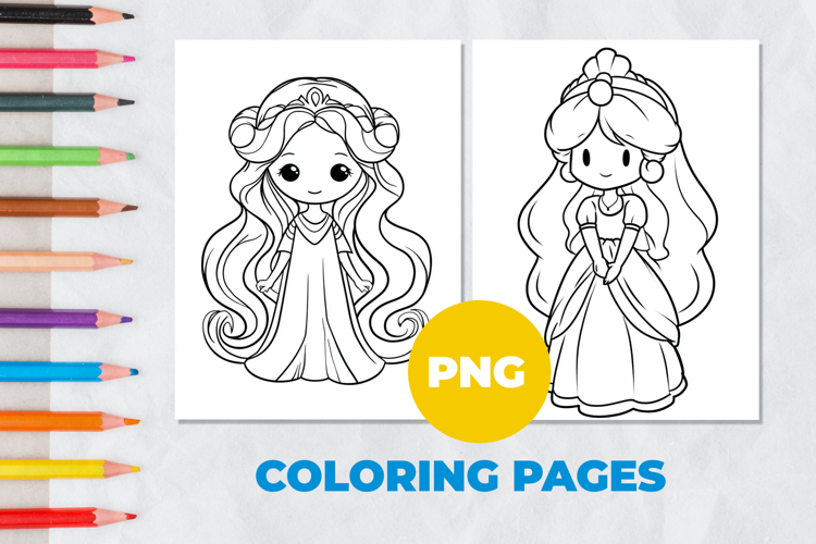 Sweet princess Coloring Page | Coloring book