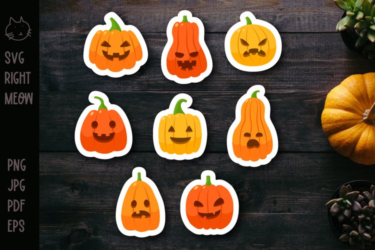Pumpkin Faces Svg Image 7