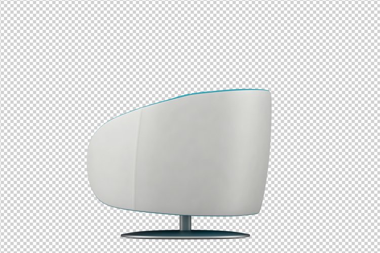 Isometric Arm Chair 3D isolated render