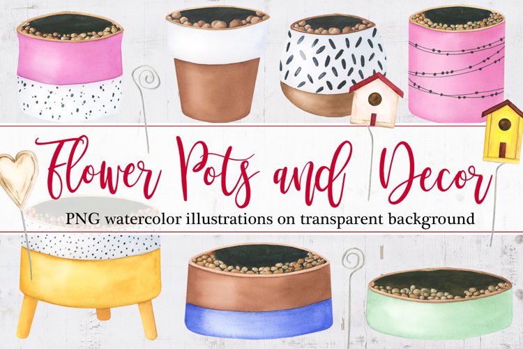 Plant pots and decor example image 1