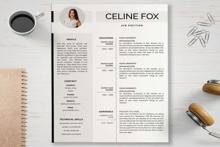 Resume Template example image 1