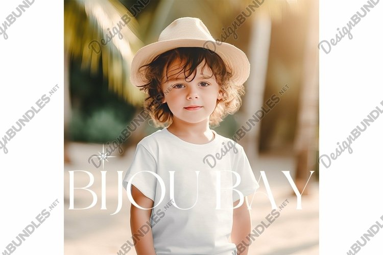 White Tshirt Mockup Image 13