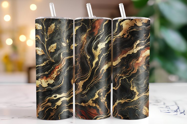 Marble Tumbler Wrap | Sublimation | Tumblers example image 1