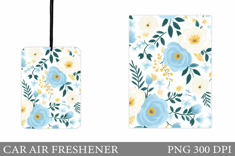 Flowers Car Air Freshener. Floral Car Air Freshener Design