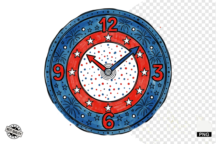 4th of July Books Reading Clipart example image 1