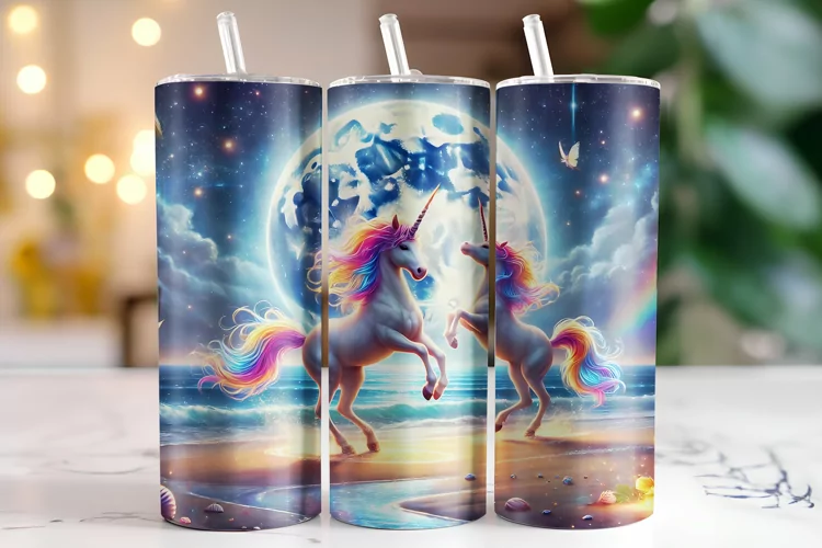 Unicorn Tumbler Wrap | Sublimation | Tumblers