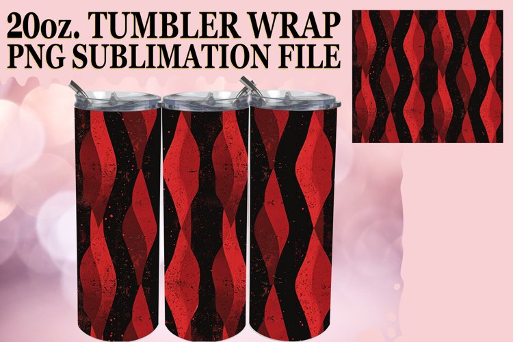 Festive Red Tumbler Wrap Artistry example image 1