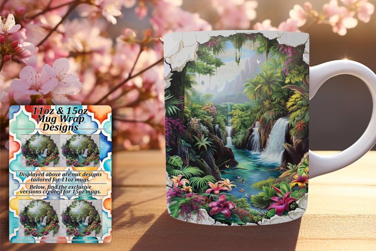 Fairy Tale Forest 3D Mug Wrap 11oz/15oz Sublimation