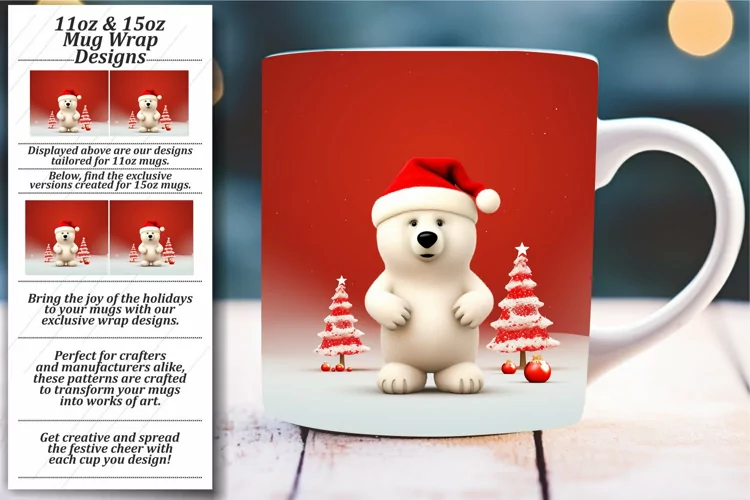 Christmas Spirit Unleashed: Colorful Xmas Mug Art
